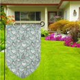 thumbnail image 3 of Wukai Hand Drawn Chickens Print Garden Flag 12.5x18 Inch Double Sided Sun-resistant Rain-resistant, Wrinkle-resistant Colorfast(Only Flag), 3 of 7