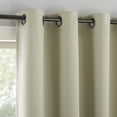 thumbnail image 3 of Sun Zero Oslo Extreme 100% Blackout Grommet Curtain Panel, 52"X95", Cream, 1-Piece Single Panel, 3 of 10