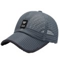 thumbnail image 2 of Summer Mesh Baseball Cap for Men Golf Running Hats Outdoor Sports Sun Hat with Adjustable Strap, 2 of 3