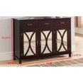 Luke Sideboard Buffet Server With Adjustable Storage Shelves