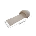 thumbnail image 3 of Inflatable Outdoor Beach Lounger Mat with Pillow, PVC Waterproof Sunbathing Picnic Mat, 160 x 70 cm, Foldable Portable, 1 Pack, Gray, 3 of 6