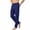 Navy, variant on Zynoxe Men's Straight Leg Pants Comfort Elastic Waist Lounge Pants for Men Lightweight Home Work Casual Trousers Versatile Solid Color Long Pants with Side Pockets S