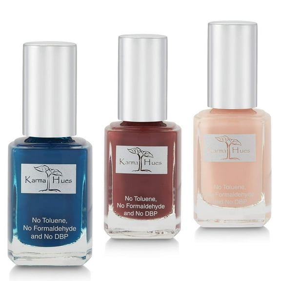 karma Organic beautiful Combination of Natural Nail Polish-Non-Toxic Nail Art, Vegan and Cruelty-Free Nail Paint