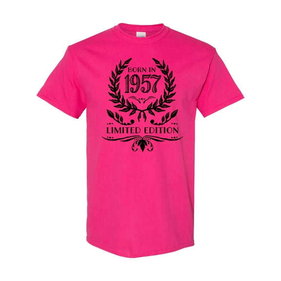 Inktastic Born in 1957 Limited Edition T-Shirt