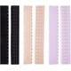 thumbnail image 1 of 6 extensores de corsé elásticos de poliéster en 3 colores. 3 filas de 18 ajustadores de sujetador con ganchos y anillos de acero inoxidable., 1 of 9