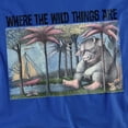 thumbnail image 2 of Where The Wild Things are Cover Art Women's T Shirt, Royal, Large, 2 of 6