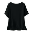 thumbnail image 5 of ChaoHeng Womens Summer O-Neck Tops Clearance Summer Beach Printed T-shirt with Round Neck and Short Sleeved Top,Savings All the Way, 5 of 5