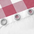 thumbnail image 3 of Erosebridal Buffalo Plaid Curtains and Drapes (38Wx54L),Geometric Grid Blackout Curtains for Bedroom,Abstract Artwork Curtains Pack of 2 (38Wx54L),Checkerd Bedroom Decoration, 3 of 6