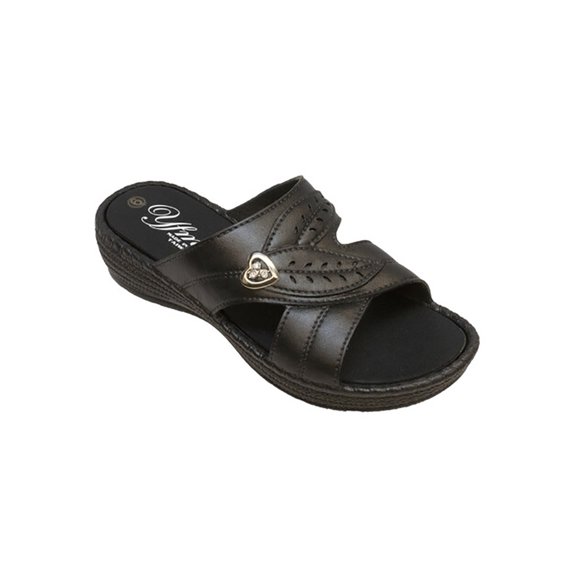 Tecs Women's Low Heel Slip-on Sandals Black - Women's Outdoor at Academy Sports