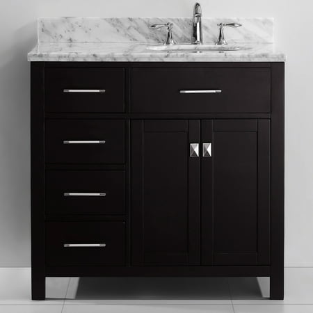 bathroom vanity caroline parkway sink single inch virtu usa opens vanities left dialog displays option button additional zoom walmart