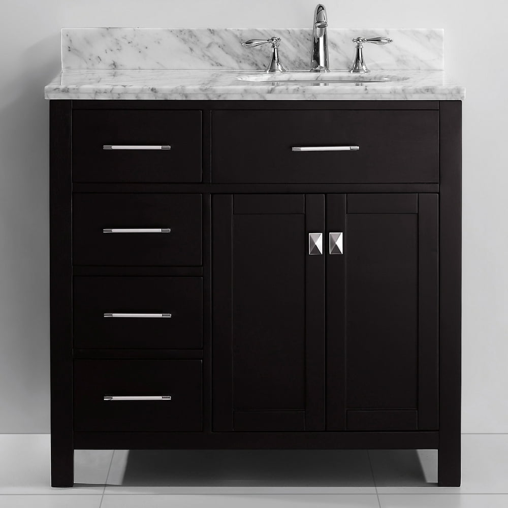 VIRTU USA Caroline Parkway 36-in Single-sink Bathroom Vanity Set