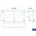 thumbnail image 4 of AmGood 84" Long x 24" Deep Stainless Steel Work Table with 2 Shelves and wheels | Commercial & Residential NSF Utility Table | Metal Food Prep Station, 4 of 7