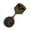 Q Q, variant on Antique Emblems Metal Star Brooch Pin Historical Martial Badge for Themed Event Decors and Personals Collections