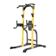 Lionness Power tower Dip Station - Steel Construction - Heavy Duty - Pull up chin up bar