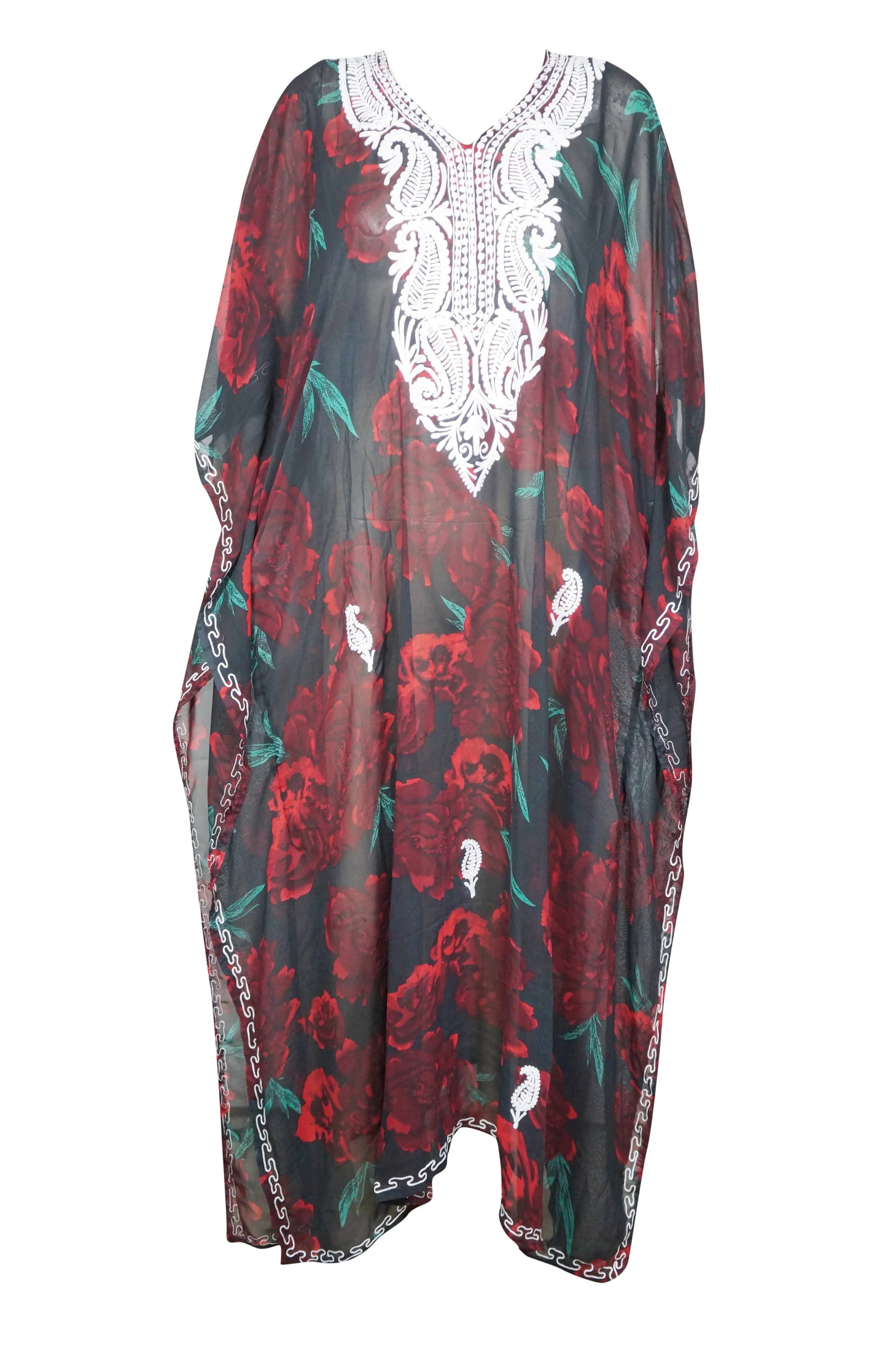 New Ladies Oversized Maxi Kimono Kaftan Tunic Kaftan Dress Free Size