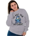 thumbnail image 4 of Mega Man Not Old I'm Classic Cartoon Unisex Plus Size Sweatshirt Brisco Brands 2X, 4 of 5