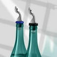 thumbnail image 3 of Ludlz Wine Bottle Stopper Leak-proof Wine Stopper Push-type Design Silicone Wine Bottle Sealer for Home Kitchen, 3 of 8