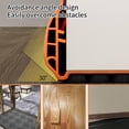 thumbnail image 7 of 2 PCS Under Door Draft Stopper, PVC Door Draught Excluder with Brush Storm Door Sweep Door Bottom Seal Fit for 1.3"-2.17" Thickness Interior Exterior Doors, 7 of 7