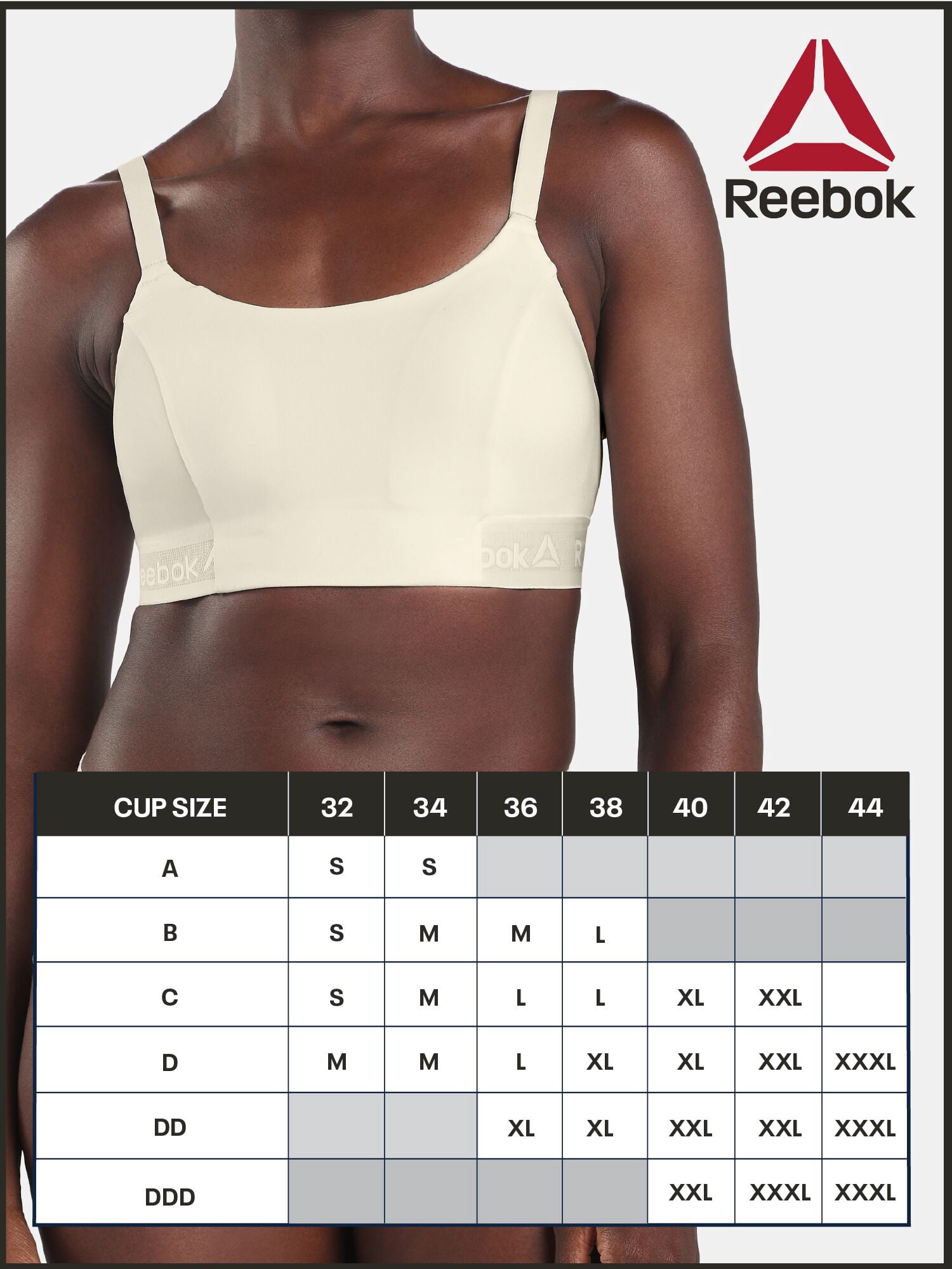 Reebok Women’s Pro-Series Medium Impact Sports Bra, Size S - 3XL
