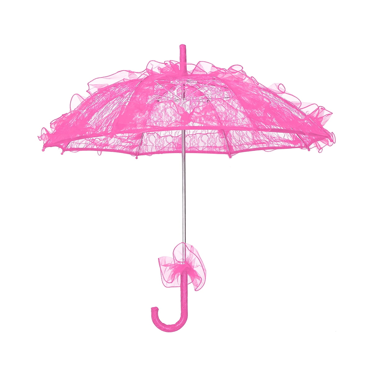 New Lace Flower Girl Parasol Bridal Wedding Party Sun Umbrella Photography Party