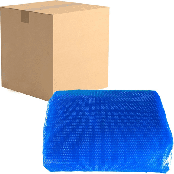 16 Mil Rectangle Solar Pool Cover Bubble Pool Cover for Tub, In-Ground & Above Ground Swimming Pools
