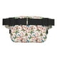 thumbnail image 3 of Fotbe Floral With Butterflies Cangurera Cuadrada con Estampado de Doble Capa, Bolsa de Cintura Ajustable Mini para Hombres y Mujeres, 3 of 9