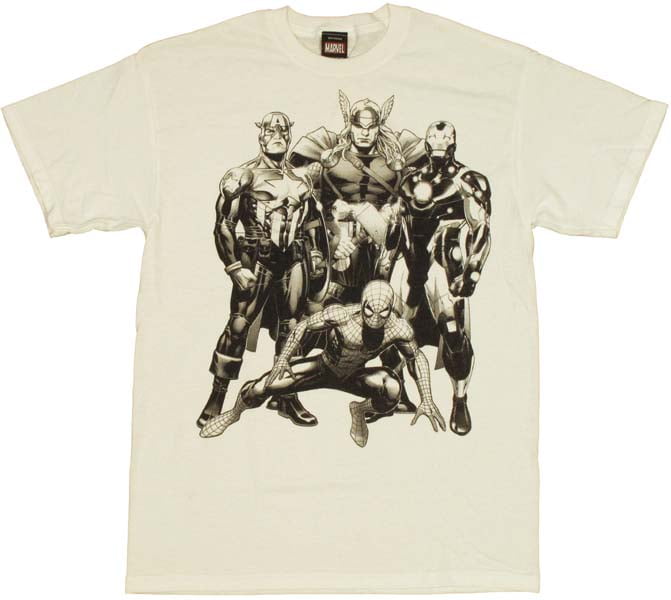 marvel heroes t shirt