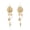 Color4, variant on Gold Starfish Shell Earrings for Women with Pearl Beach Seashell Earrings Dangle Summer Vacation Earring for Women Beach Jewelry