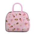thumbnail image 2 of Lunch Bag Lunch Box for Women Reusable Insulated Lunch Bags,Water-Resistant Pink Ice Cream Cake Cooler Lunch Tote Bag, Large Capacity for Work Travel Picnic, 2 of 6
