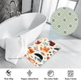 thumbnail image 3 of Squirrel Non-Slip Polyester Door Mat Floor Mats Bath Rugs Machine Washable, 3 of 6