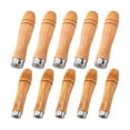 thumbnail image 3 of Juego de mangos de lima de madera, accesorios para mangos de lima, versátiles, ergonómicos con metal 10 unidades, 3 of 9