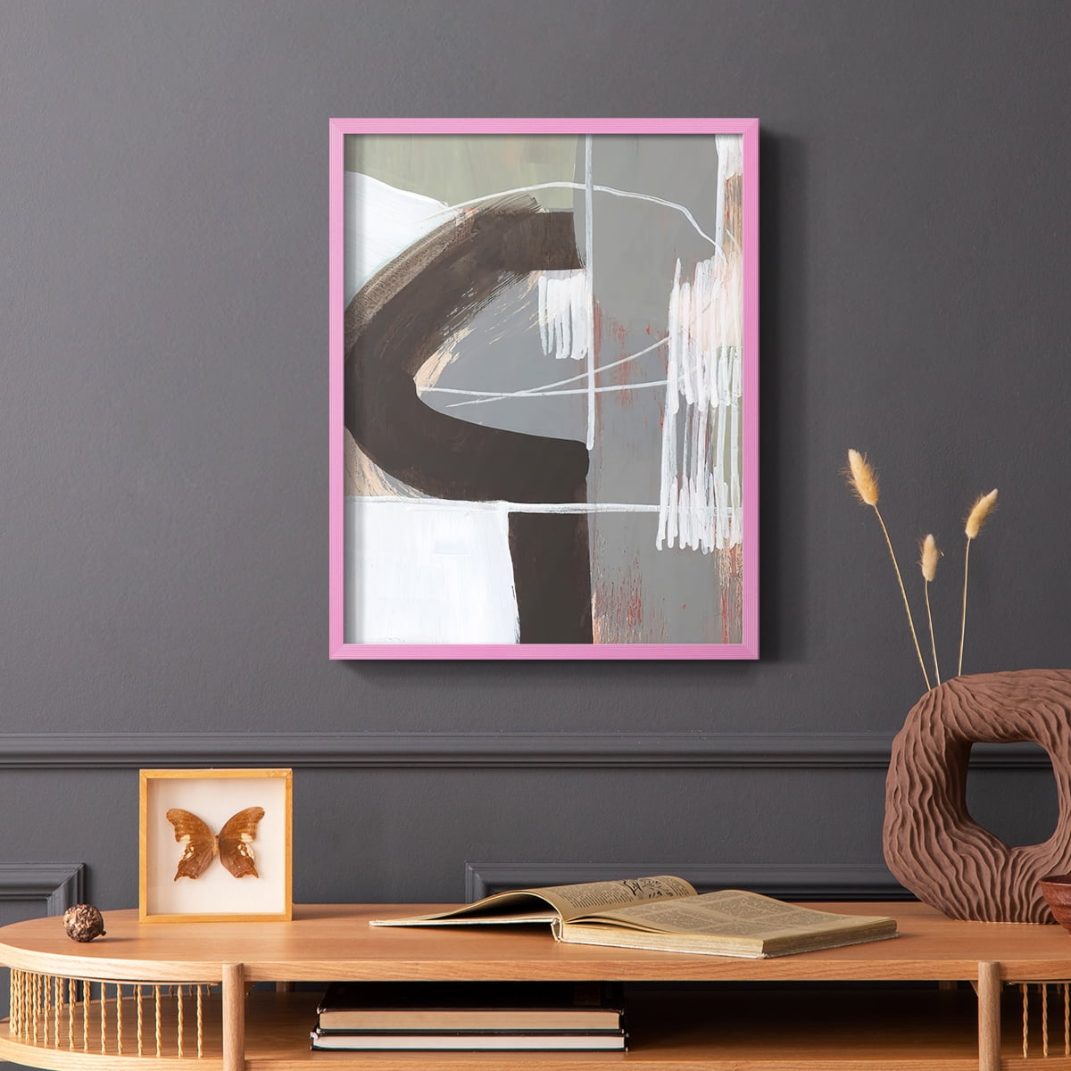 Arching Neutrals IV in Paper Solid Wood 11 x 14 Framed Print