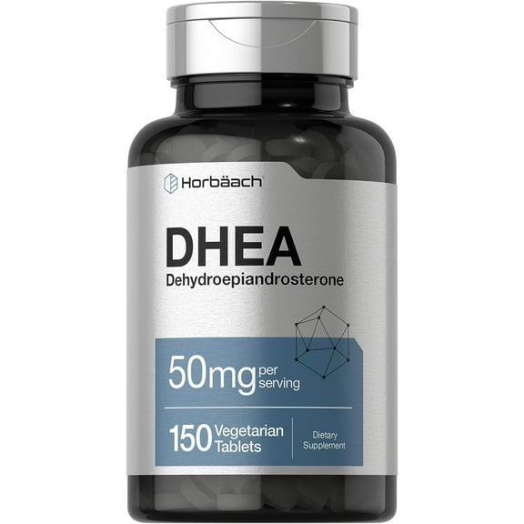 DHEA 50mg Supplement | 150 Tablets | by Horbaach