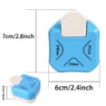 thumbnail image 3 of NAOJIE Paper Corner Rounder 3 in 1 (R4mm+R7mm+R10mm),Punches for Crafts,Cutter,Envelope Punch Board,Hole Puncher,Laminate,DIY Projects,Photo Cutter,Card Making Scrapbooking and Journaling(Purple), 3 of 4