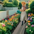 thumbnail image 4 of Costway 8 FT Outdoor Pathway with HDPE Frame Non-slip Surface Metal Wire Connection, 4 of 10