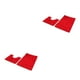 thumbnail image 2 of Cateissary Alfombra de chenilla de poliéster con textura y fuerte absorción de agua para baño y dormitorio alfombra roja 50*80 + 50*50 Rojo 50*80+50*50 2Conjunto, 2 of 6