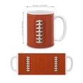 thumbnail image 4 of WIRESTER 11oz 325ml Ceramic Tea Cup Coffee Mug With Handgrip For Gift, Birthday, Anniversary, Christmas – Football Pattern, 4 of 7