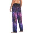 thumbnail image 6 of Men's Pajama Pants with Pockets Sleepwear Lounge Pants Stretch Casual Galaxy Orion Universe 27, 6 of 7