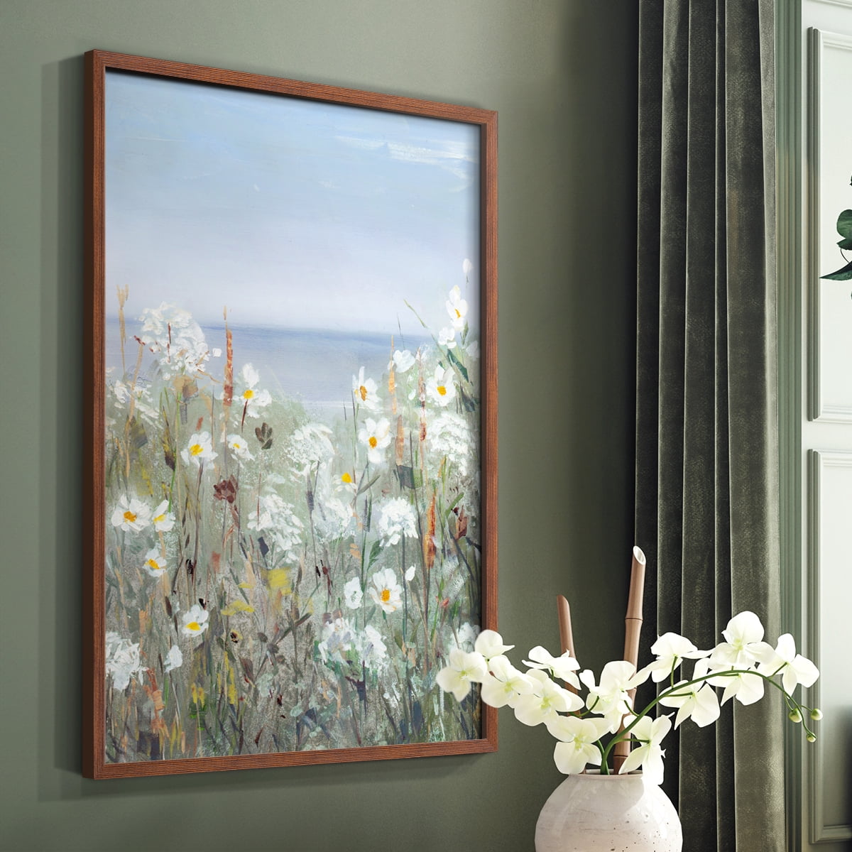Wild Sea Breeze II Framed Print - Solid Wood in Single Picture Frame Solid Wood 2 Framed Print