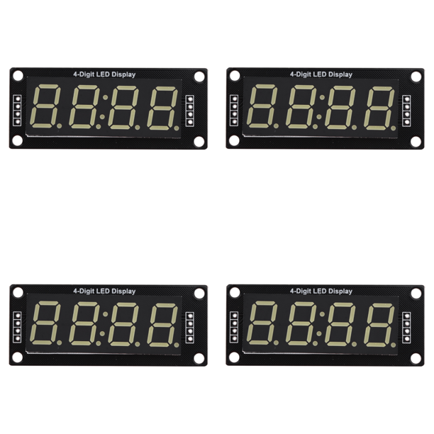 TM1637 Módulo Pantalla LED Reloj Tubo Incandescente 7 Segmentos 0 56 Pulgadas () Blanco