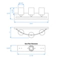 thumbnail image 5 of Nuk3y Modern Bathroom Vanity Light Fixture with Light Globe, 5 of 11