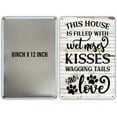 thumbnail image 2 of QIONGQI Funny Dog Rules Metal Tin Sign Wall Decor Rustic Farmhouse Dog Signs with Sayings for Home Decor Gifts for Dog Lovers, 2 of 8