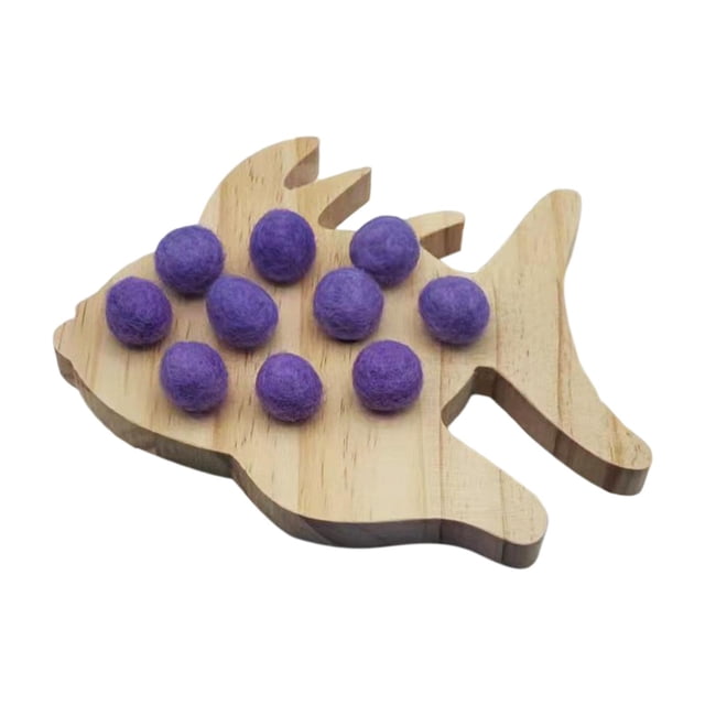 Juego de combinación de tablero de madera, juego de cognición de juguetes educativos tempranos, juguetes de aprendizaje de habilidades, juego de conte Sunnimix tablero ocupado
