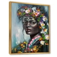 thumbnail image 3 of Designart 'Portrait Of Traditional African American Woman' Modern Framed Canvas Wall Art Print, 3 of 5