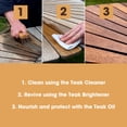 thumbnail image 3 of Kit de cuidado de teca Furniture Clinic para muebles de madera para exteriores, 3 of 7
