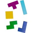 thumbnail image 3 of Fizz Creations Tetris Tetrimino Shapes 3D Puzzle. Includes 7 Wooden Pieces & Wooden Puzzle Board., 3 of 4