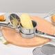 thumbnail image 3 of Exprimidor manual de patatas de acero inoxidable 3 en 1, exprimidor de frutas más rico, prensador de alimentos de alta resistencia Advancent JJ14826-00B, 3 of 7