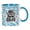 Blue, variant on Inkdotpot Push Yourself To Be Great 11 Oz Ceramic Coffee Mug Positive Quotes Employee Boss Coworkers Birthday GIft-Black
