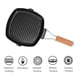 thumbnail image 4 of Sartén Plegable Antiadherente Portátil Antiescaldaduras Con De Para Cocinar Carne, Acampar Y Comer, 4 of 7