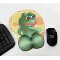 thumbnail image 2 of Alfombrilla de ratón ergonómica - Alfombrilla de ratón para gamers con reposamuñecas de gel, reposamuñecas cómodo para gaming, para ordenador y portátil - The Frog, 2 of 4